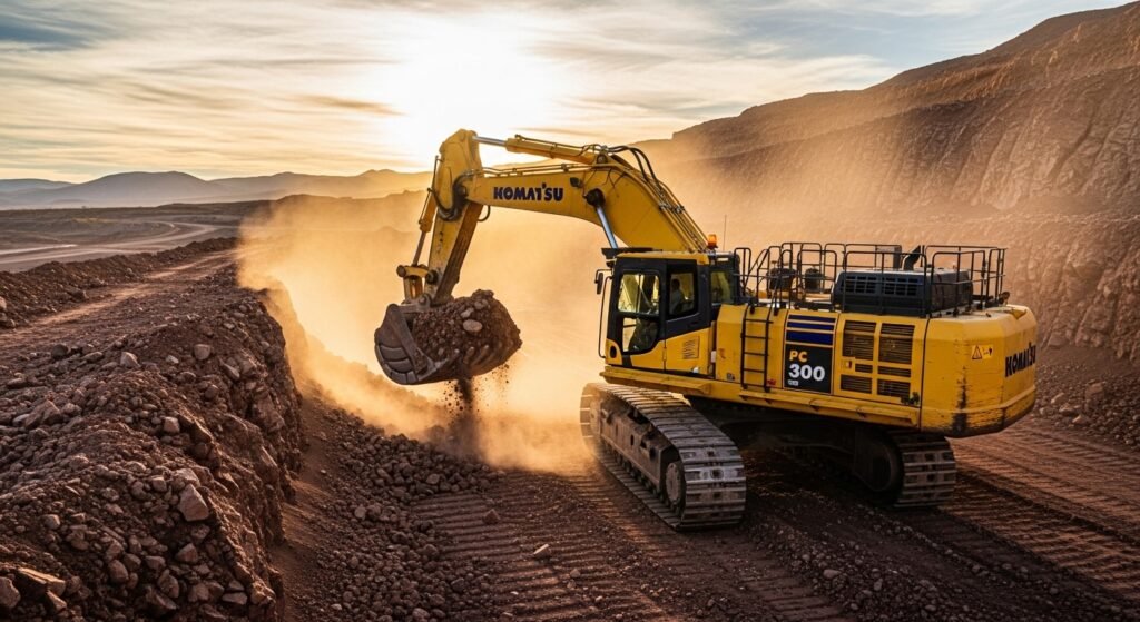 Arriendo de maquinaria Komatsu para faenas mineras